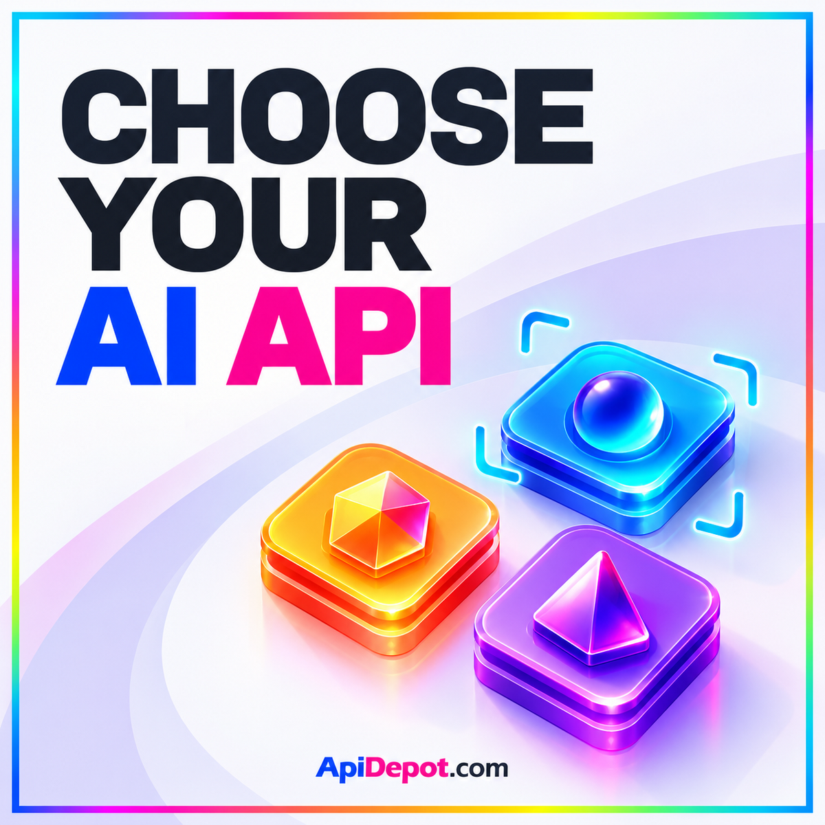 AI API Depot — colorful ApiDepot.com learning artwork